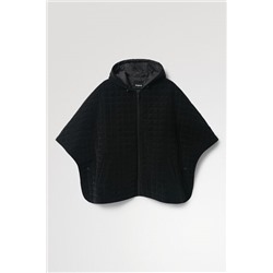 Poncho acolchado capucha