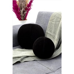 Register 2' Li Top Kırlent / Yastık Büyük Siyah / Küçük Siyah ( 42cm / 25cm) TSS04