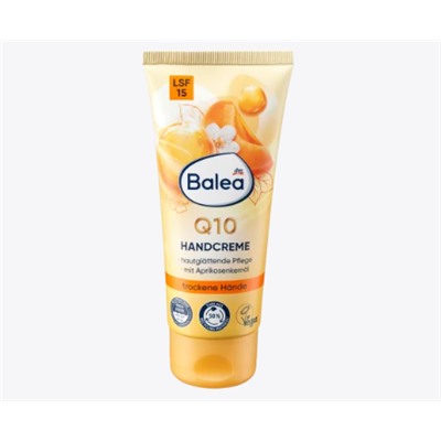 Handcreme Q10 mit Aprikosenöl und LSF15, 100 ml