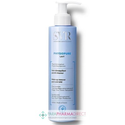 SVR PHYSIOPURE LAIT - Soin Démaquillant, Pureté Douceur 200ml