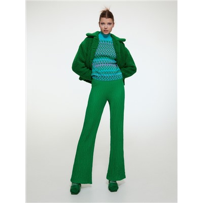 Hose aus Strukturjersey