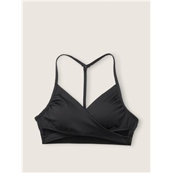PINK GYM TO SWIM BODYWRAP TOP