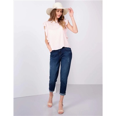 Pembe Regular Fit Bluz