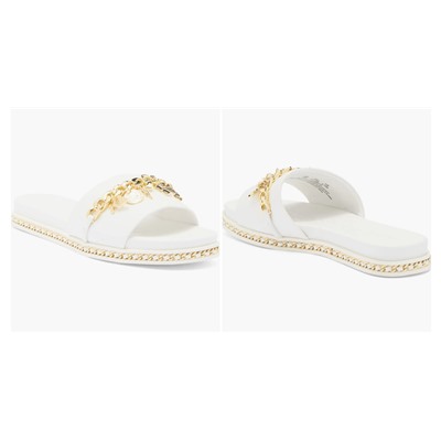 Basia Charm Chain Slide Sandal (Women)