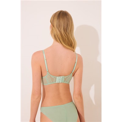 GORGEOUS Sujetador push up bustier verde