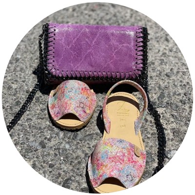 AB.Zapatos · 3207PC · clavel multicolor+Pelle CANDELA ЛАВАНДА