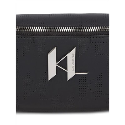 Karl Lagerfeld K/Plak perforated belt bag