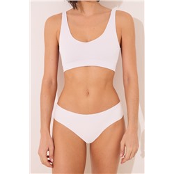 Braga clásica Clean Cut encaje blanco
