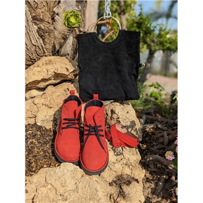 Ab. Zapatos 1619 New R · FUEGO+PELLE- SHOPPER ASA (440) negro+Ab.Z cinturón 160 rojo АКЦИЯ