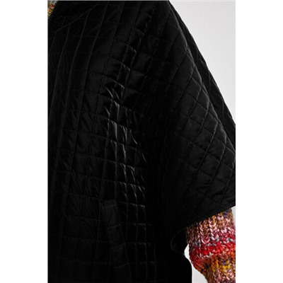 Poncho acolchado capucha