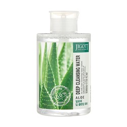 JIGOTT ALOE DEEP CLEANSING WATER Очищающая вода с экстрактом алоэ 530мл