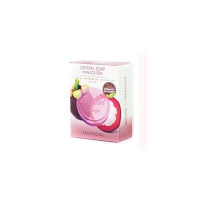 Мягкое органическое мыло с мангостином Crystal Soap от Maithong 70 гр / Maithong Mangosteen Crystal Soap Wt 70 g