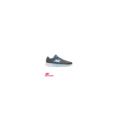 Skechers GOWalk2 Spark Charcoal/Turquoise Athletic Shoe