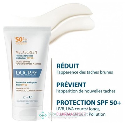 Ducray Melascreen Fluide Antitaches Protecteur SPF50+ 50ml
