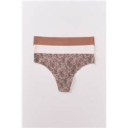 Pack 3 tangas animal print