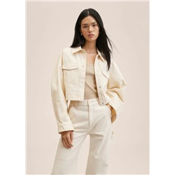 Chaqueta oversize algodón -  Mujer | MANGO OUTLET Melilla