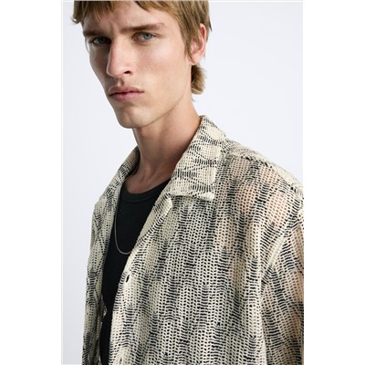 CAMISA CALADOS CONTRASTE