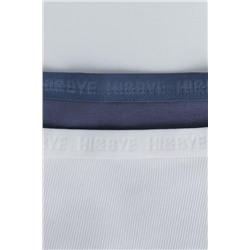 Pack 2 bragas bóxer azul, blanco