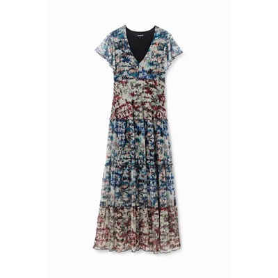 Vestido largo camuflaje