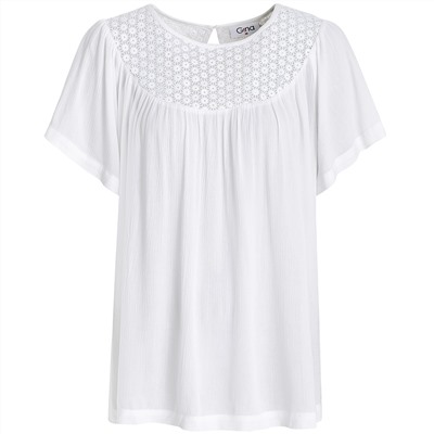 Damen Bluse in Crepp-Optik