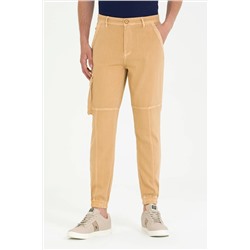 Erkek Camel Kanvas Pantolon
