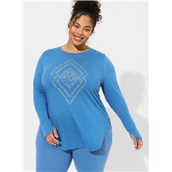 Женский спортивный лонгслив PLUS SIZE