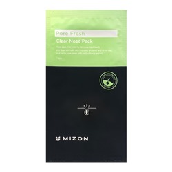 MIZON Pore Fresh Clear Nose Pack Патчи для носа очищающие 1шт