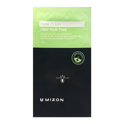 MIZON Pore Fresh Clear Nose Pack Патчи для носа очищающие 1шт