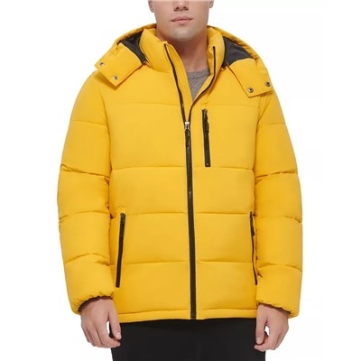 CLUB ROOM Men's Stretch Hooded Puffer Jacket, Created for Macy's