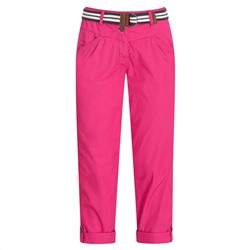 7/8 Damen Hose mit gestreiftem Gürtel