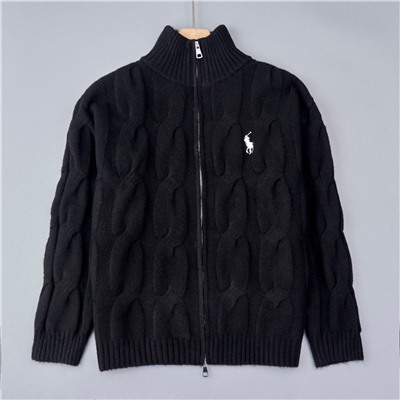 Вязаный кардиган на молнии с воротником-стойкой  RALPH LAURE*N ОРИГИНАЛ!