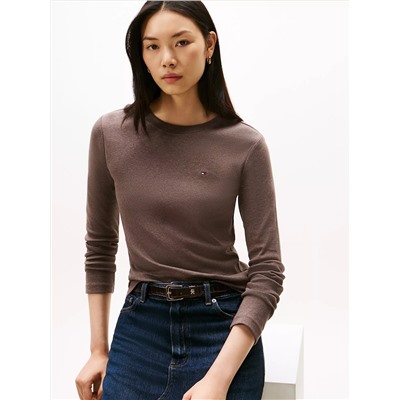 Long-Sleeve Crewneck Favorite T-Shirt