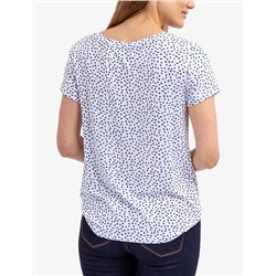 TWIST FRONT CREW NECK T-SHIRT