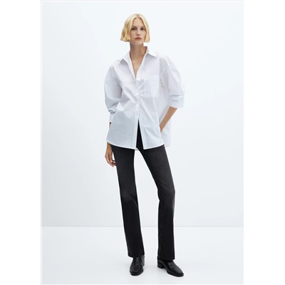 Jeans flare tiro bajo