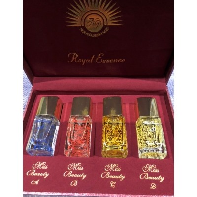 NORAN PERFUMES MISS BEAUTY set A + B + C + D edp 4*15ml