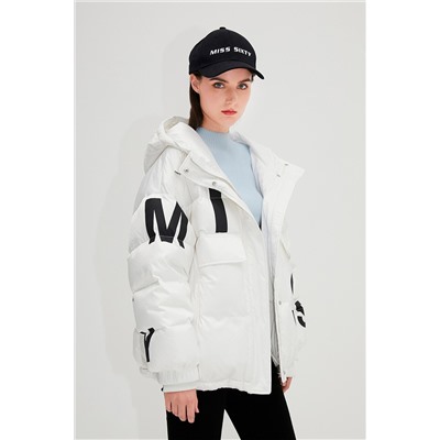 Anorak con capucha Blanco