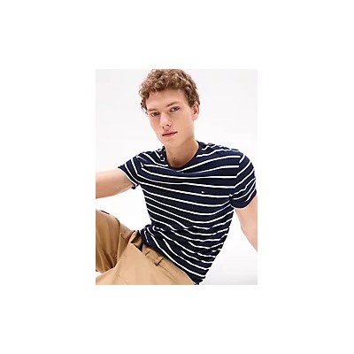 Stripe Stretch-Cotton Extra Slim T-Shirt