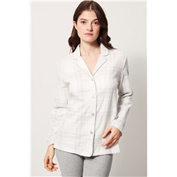 Camisa Blanco y azul claro