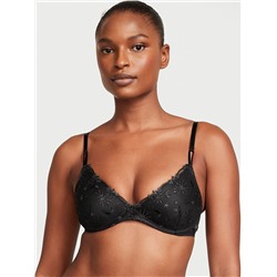 VICTORIA'S SECRET Sexy Tee Wireless Fleur Noir Lace Push-Up Bra