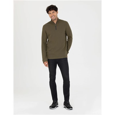 Haki Regular Fit Sweatshirt