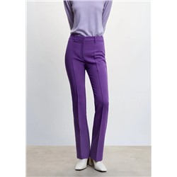 Pantalón recto traje -  Mujer | MANGO OUTLET Melilla