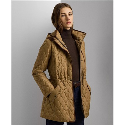 Lauren Ralph Lauren Women's Hooded Anorak Quilted Coat