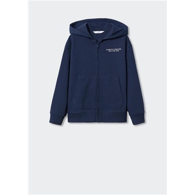 Sudadera cremallera -  Niño | MANGO OUTLET España