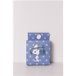 Calcetines largos pelo print cuadros Snoopy