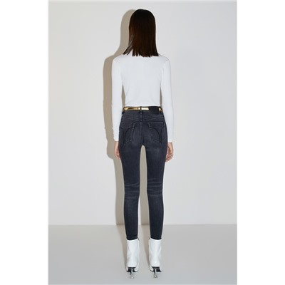 Vaquero skinny Negro
