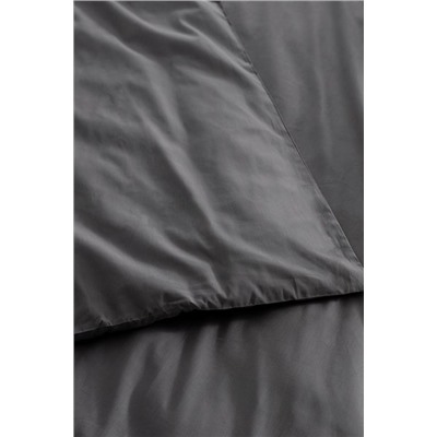 Manon King Size %100 Pamuk Ranforce Düz Nevresim - Antrasit