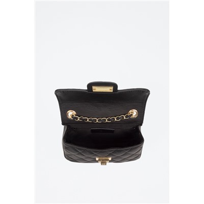 Bandolera de piel Arcola Negro