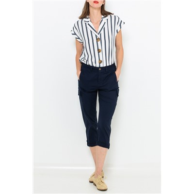 Pantalón pirata Azul marino