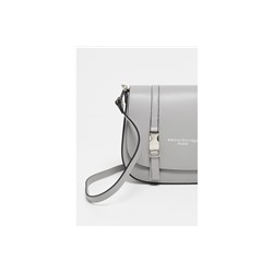 Bandolera de piel Tex Gris