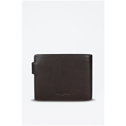 Cartera de piel Chief Marrón oscuro